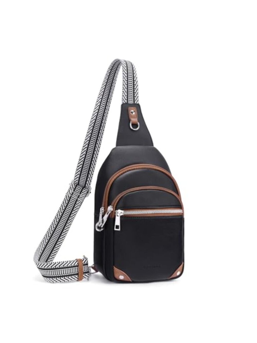 Anti Theft Crossbody Bag Faux Leather RFID Sling Travel Purse